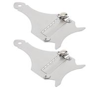INOOMP Rallador de Queso Grosor Ajustable y 2 Piezas Cortador de Chocolate de Acero Inoxidable Agujero para Almacenamiento, Herramienta Multifunción para Cocina y Recetas de Postres