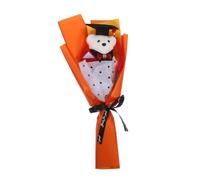 INOOMP Ramo De Osito De Graduación Chic Vestido Plush Bouquete De Ositos para Celebraciones De Graduación Memorable y Accesorio Fotográfico para Fiestas