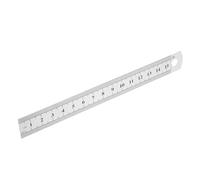 INOOMP Regla de Acero Inoxidable 15 Cm para Guitarra Acústica, Medidor de Acción de Cuerdas y Calibre de Trastes, Herramienta Portátil Precisa para Mantenimiento y Ajuste de Cuerdas