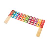 INOOMP Regla Matemática de Madera para Regla de Resta Educativa para Primaria Herramienta Didáctica para Aprender Composición y Descomposición Numérica para Desarrollo del Pensamiento