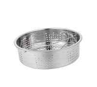 INOOMP Rejilla de Vapor de Acero Inoxidable con Doble Asa para Olla Vapor Multiusos Compatible con Arroceras para Cocinar Verduras Huevos
