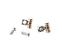 INOOMP Retenedores para Cuerdas de Guitarra Eléctrica de Metal, 2 Unidades Rodillos, Soporte Práctico para Fijar Cuerdas, Guía para Reducir Tensión y Prolongar Vida Útil, Accesorios