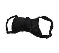 INOOMP Riñonera Ajusta Segura y Cómodamente Multi-Funcional Pierna Hombre de Lona Negra Bolsa de Muslo Deportiva para Actividades al Aire Libre y Escalada