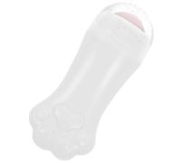 INOOMP Rodillo de Masaje Facial en Forma de Pata de Gato Bolas de Cuarzo Rosa Claro, Herramienta Portátil para Cuidado Facial Mujer, Reducción de Hinchazón y Arrugas, Rodillo para Ojos