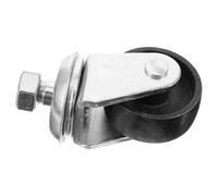 INOOMP Rueda Giratoria de Gato Hidráulico de Suelo 16 Mm Rosca Engrosada, Rueda Metálica Resistente para Garaje y Taller, Repuesto para Gato de Piso Industrial