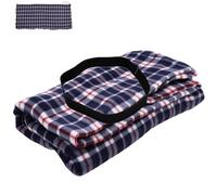 INOOMP Saco de Dormir para Adultos Ligero y Compacto Forro Interior de Vellón Cálido Tamaño 180X75 CM Adecuado para Camping Senderismo y Actividades al Aire Libre