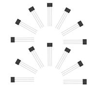 INOOMP Sensor de Efecto Hall para Robótica Ss49E Oh49E 50 Piezas 3 Pines Alta Capacidad Antiinterferencias para Uso en Sensores Electrónicos Industriales
