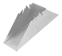 INOOMP Servilletero Metálico Forma de Montaña para Encimera, Soporte para Pañuelos de Acero Inoxidable, Adecuado para Fiestas y Restaurantes, Accesorio Decorativo de Mesa