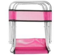 INOOMP Silla Plegable Portátil Ligera para Camping y Pesca, Taburete Compacto de Malla Resistente para Exteriores, Silla de Viaje Multifuncional para Adultos, Color Color Aleatorio
