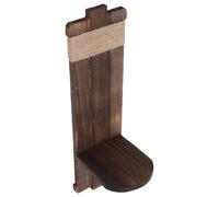 INOOMP Soporte de Pared para Velas en Madera Estilo Country - para Sala y apartamento pequeño con Estructura
