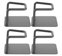 INOOMP Soporte de Pared Universal para básculas Digitales y de Grasa Corporal, 4 Unidades cuadradas de Hierro con Ranura organizadora para baño y Dormitorio