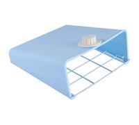 INOOMP Soporte para Comedero de Conejos en Plástico Resistente, Bandeja Fija Anti-Desperdicio Tamaño Mediano, Porta Hierba para Jaulas Interiores de Cobayas y Pequeños Animales