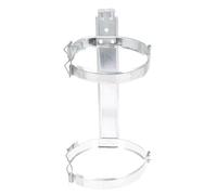 INOOMP Soporte para Extintor de Incendios de 5 Kg en Hierro, Colgador Resistente para Pared Montaje Fácil, Adecuado para Oficinas y Despachos, Soporte Fijo para Extintores de Polvo Seco