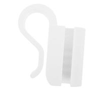 INOOMP Soporte para Manguera de Agua de Acuario para Cambio de Agua 25 Mm | Pla Blanco, Fijación sin Herramientas, Estabilidad y Flujo Optimizado, para Mantenimiento de Pecera