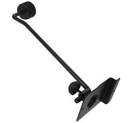 INOOMP Soporte para Platillos Ranurado de Metal Resistente, Brazo de Pared para Exhibición Profesional de Platillos, Accesorio para Instrumentos Musicales, Compatible Paneles Slatwall