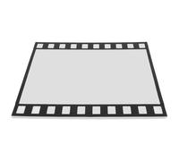 INOOMP Tablero de Anuncios Marco Vintage de Fieltro Autoadhesivo 40x40cm Blanco para Oficinas y Decoración Creativa de Pared