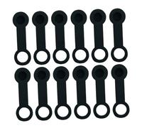 INOOMP Tapones De Goma Para Purgadores De Frenos 25 Piezas Negro Para Coche y Motocicleta, Protección Antipolvo Para Bomba De Freno, Kit De Mantenimiento Automotriz