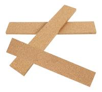 INOOMP Tiras de Corcho Autoadhesivas 3 Piezas Color Madera para Pared, Accesorio de Oficina y Suministros Hogar, Tablero de Notas Natural sin Marco para Anuncios y Mensajes