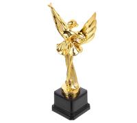 INOOMP Trofeo de Baile Dorado Forma de Bailarina de Ballet en Abs, Premio para Competencias y Decoraciones Escolares