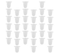 INOOMP Vasos de Pigmento de Silicona y Tapas Flexibles 200 Unidades Grandes, Flexibles, Seguros, Desechables para Suministros de Maquillaje y Profesional