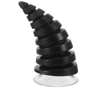 INOOMP Ventosa Decorativa 3d de Cuerno para Casco de Motocicleta, Accesorio Negro para Casco de Bicicleta y Patinete Eléctrico, Suministros de Bricolaje para Adornos de Halloween