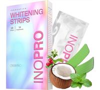 InoPro Kit de 14 tratamientos para blanquear los dientes, blanqueador de dientes, sin peróxido, esmalte seguro para el esmalte, eliminación de manchas profundas, blanqueamiento dental instantáneo sin