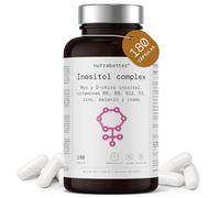 Inositol Myo & D-Chiro | 1500mg por Dosis Diaria | 180 Cápsulas | Fórmula 9 en 1 con Ácido Fólico, Zinc, B6, B12, D3, Cromo y Selenio | SOP/PCOS, Equilibrio Hormonal y Energía | nutrabetter®