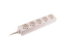 Inotech - Bloques, gimp ho5 v vf - 3 en - 1 metro bloque del cuchillo, 5 conexiones, 16a, blanco