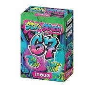 inoua Juego de Cartas rápido de Reflejos 6-7 | Juego Familiar Infantil de Velocidad y atención | Partidas de 6-7 Minutos | 2-7 Jugadores | Juego portátil Divertido para niños y Adultos