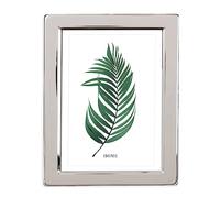 Inov8 Framing Marco de fotos chapado en plata resistente al deslustre, diseño de borde estrecho para fotos de 20 x 15 cm