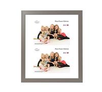 Inov8 Framing PFVS-VDGR-DA2 - Marco de fotos (12 x 10 cm, doble aplicación, 2 x 7 x 5 cm), color gris oscuro