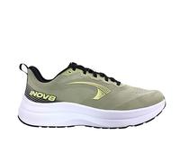 INOV8 Roadfly Max Road - Tenis de correr para hombre, Verde claro y negro, 46 EU