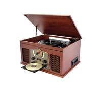 Inovalley - Cadena HiFi Retro multifunción Bluetooth Acabado Madera