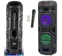INOVALLEY HP59-XXL Iluminante Karaoke Altavoz Bluetooth V5.0 - 800W 80cm Negro