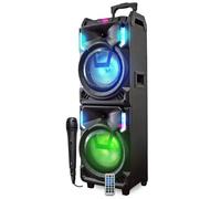 Altavoz bluetooth portátil con micrófono inovalley ms01xxl 800 w