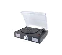 Inovalley Tocadiscos TD11 Platino – Vinilo, USB, Altavoces integrados, 33/45/78 RPM, RCA