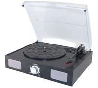 Inovalley TD11 Reproductor de Vinilo Digital USB con Altavoces Incorporados, Conversión a MP3, 33/45/78 RPM