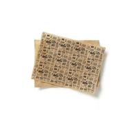 Inoverse 1000 hojas de papel para hamburguesas - 25 x 33 cm, hojas de papel Deli impresas, papel para envolturas, patatas fritas, sándwich, papel de periódico para alimentos, accesorios para