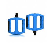 Inovey 9/16" Cojinetes Ultraligeros Pedales De Bicicleta De Montaña MTB BMX Bicicleta De Carretera Bicicleta Plegable Pedal De Nylon Antideslizante Accesorios De Ciclismo -Azul -14mm