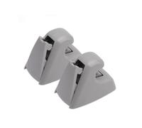 Inovey Clip De Soporte De Visor Solar Automático De 2 Piezas Gancho Del Soporte De La Visera Del Sol Del Coche Compatible Con Gm Cruze Chevrolet Opel 95994975 -gris