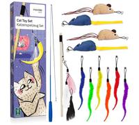 Inovida Palos de Matatabi para Gatos : 8 Sticks de Madera para Higiene Dental Felina - Juguete Masticable Natural - Juguetes para Gatos contra el Mal Aliento - Cat Sticks Accesorios para Gatos