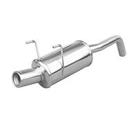 InoXcar 100% Inox Escape deportivo compatible con Fiat 500 1.3 MJET (75CV) 2007-80mm
