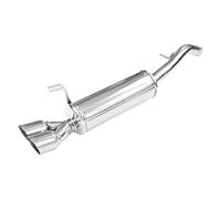 InoXcar 100% Inox Escape deportivo compatible con Fiat Bravo 1.9 MJET 8v (120CV) 2007-2x80mm Racing