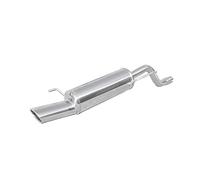InoXcar 100% Inox Escape deportivo compatible con Fiat Grande Punto 1.9 MJET 16v (120CV) 2005-120x80mm