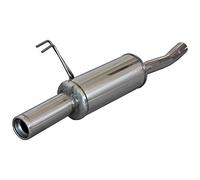 InoXcar 100% Inox Escape deportivo compatible con Fiat Punto (176) 1.4 GT Turbo -1998 80mm