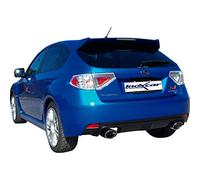 InoXcar 100% Inox Escape deportivo doble compatible con Subaru Impreza 2.5 WRX STi (300CV) 2008- Izquierda/Derecha 150x105mm