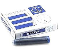 Inoxcrom estuche 6 cartuchos de tinta color azul