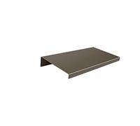 INOXLM - Estante de pared de acero inoxidable con acabado satinado, estantería de pared (acero inoxidable satinado, 30 cm)