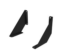 INOXLM lavorazioni inox Reggimensola Large Soporte para estantes, Negro, Large-20 cm