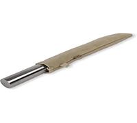 INOXLM Rodillo de acero inoxidable para pasta de azúcar masas cocina pan pizza pasteles pastel (funda beige)